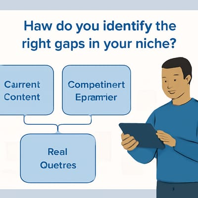 How do you identify the right gaps in your niche?